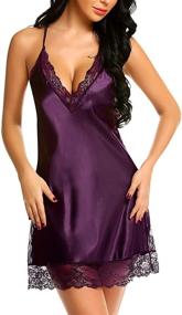 img 1 attached to Avidlove Babydoll Lingerie Chemise Nightwear Women's Clothing for Lingerie, Sleep & Lounge