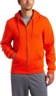 🍊 orange soffe men's training fleece sweatshirt: active clothing for optimal performance logo