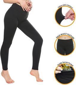 img 2 attached to QYQ Buttery Womens Leggings Waisted Sports & Fitness in Running