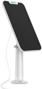 img 3 attached to 🔋 Reolink Solar Panel Charger Kit for Reolink Outdoor Battery Cameras - Argus 2/Argus Pro/Argus Eco/Go/Argus PT, Waterproof, Reliable and Continuous Charging (White)