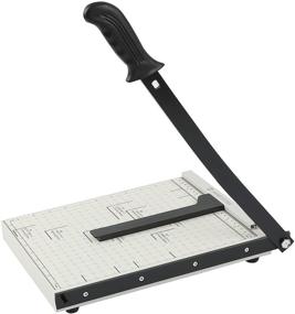 img 4 attached to 📎 ZEQUAN A4 Stack Paper Cutter: 12” Cutting Length, Safety Blade Lock, 10-Sheet Capacity - Ideal for Office, Home, and School Use