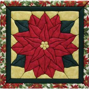 img 1 attached to 🧵 Enhanced SEO: 12x12 Poinsettia Quilt Magic Kit