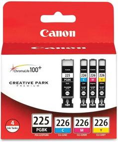 img 1 attached to 🖨️ Многоразовый комплект цветных чернил Canon PGI225/CLI226 совместим с iP4820, MG5220, MG5120, MG6120, MG8120, MX882, iX6520, iP4920, MG5320, MG6220, MG8220, MX892 - Набор совместимых чернил высочайшего качества.