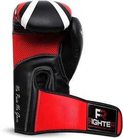 img 2 attached to 🥊 FR Fighter Boxing Gloves: The Ultimate Gear for MMA Training, Punching Bag, Kickboxing, and Muay Thai - Unisex Adults