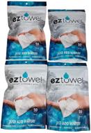 🌿 200-piece biodegradable ez towels tablet size capsule towel cloths - no added chemicals, compressed pack logo