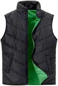 img 4 attached to SUNDAY ROSE Quilted Sleeveless Gilet: Women's Black Clothing for Coats, Jackets & Vests