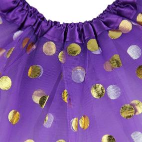 img 1 attached to 👗 Jastore Girls Glitter Ballet Triple Skirts & Skorts - Girls' Clothing