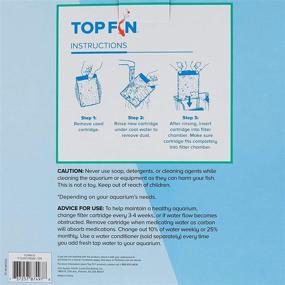 img 3 attached to 🐠 Top Fin Silenstream PF-L Refill for Power Filters PF20, PF30, PF40, and PF75 - 6.5in x 4.5in (12 Count) - 1 Year Supply