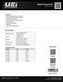 img 1 attached to 🔬 Enhance Static Pressure Testing with UEi Test Instruments Em201Spkit!