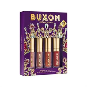 img 1 attached to 💋 Buxom CROWN JEWELS Plumping Lip Gloss Set | 0.28 fl. oz. | Enhance Your Pout