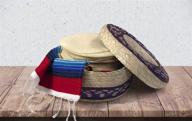 🌮 authentic mexican handwoven tortilla baskets - 2-pack fiesta tortilla warmer & holder, palm straw crafted in mexico - traditional mexican bowls included! логотип