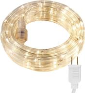 ultrapro escape led rope lights, warm white 3000k, indoor/outdoor, 16ft, linkable, ideal for deck, garden, patio, landscape lighting, camping, bedroom décor, waterproof, string lights, 54503 логотип