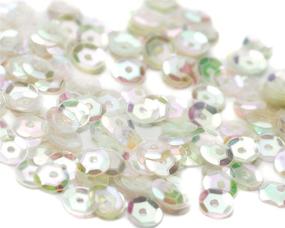 img 1 attached to 💎 Cousin DIY 5mm Clear AB Sequins 1600pc: Sparkling Embellishments for Stunning Crafts!