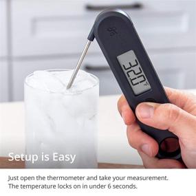 img 3 attached to 🔥 Greater Goods Food Meat Thermometer: The Ultimate Tool for Grilling, Frying, Baking, and More! Ideal Gift for Dads.