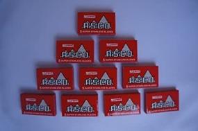 img 3 attached to 🪒 High-Performance Asco Super Stainless Double Edge Safety Razor Blades - Pack of 50