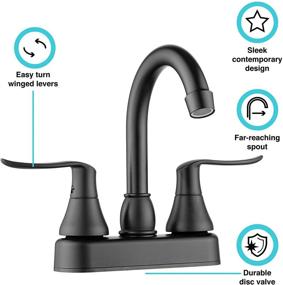 img 3 attached to 🚐 Enhance Your RV with the Dura Faucet (DF-PB155LH-MB) Swivel Bar Faucet - Matte Black Elegance!