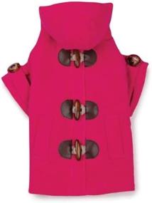 img 1 attached to 🐶 X-Small 10-Inch Raspberry Corduroy Toggle Dog Coat, Polyester/Cotton Blend - East Side Collection