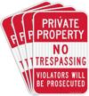 trespassing violators prosecuted reflective waterproof occupational health & safety products for safety signs & signals logo
