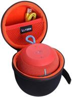 ltgem жесткий чехол для портативной водонепроницаемой bluetooth-колонки ultimate ears wonderboom - оранжевый логотип