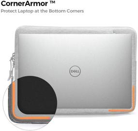 img 3 attached to Tomtoc 360 ° Защитный чехол для 15-дюймового ноутбука Dell XPS.