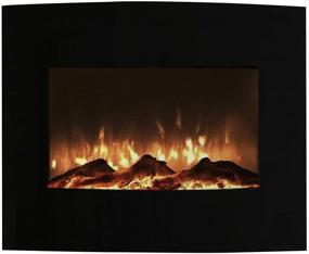 img 3 attached to Northwest 80 455S Curved Black Fireplace