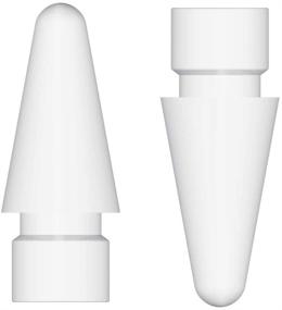 img 4 attached to 🖊️ TITACUTE Apple Pencil Tip Compatible, iPencil Nibs 2 Pack for iPad Pen 2nd Generation - Stylus Pencil Nib Replacement for Apple Pencil 1st Gen &amp; 2nd Gen - White