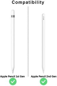 img 3 attached to 🖊️ TITACUTE Apple Pencil Tip Compatible, iPencil Nibs 2 Pack for iPad Pen 2nd Generation - Stylus Pencil Nib Replacement for Apple Pencil 1st Gen &amp; 2nd Gen - White