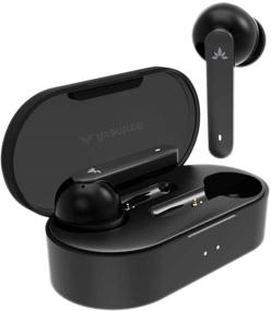 img 4 attached to 🎧 Avantree TW120 True Wireless Earbuds with aptX, 4 Mic & CVC 8.0 Noise Cancelling for Clear Home Office Conference Calls, Fast Charge, Bluetooth 5.0 Earphones for PC, Computer, Phone, Headphones with 36H Battery Life