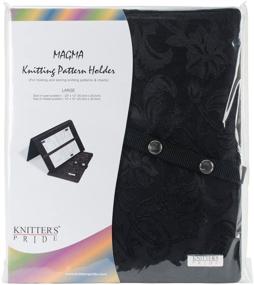 img 1 attached to 🧶 Ultimate Knitter's Pride Magma Fold-Up Pattern Holder: Conveniently Sized 19.65 X 11.81-Inch Organizer