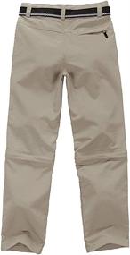 img 2 attached to Pants Youth Outdoor Convertible Trousers Green XL Boys' Clothing ~ Pants