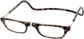 img 4 attached to 👓 CliC Original Tortoise Readers: Stylish +2.50 Magnification Glasses for Effortless Reading