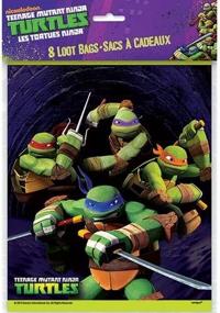 img 2 attached to 🐢 8ct Teenage Mutant Ninja Turtles Goodie Bags - Perfect for TMNT Themed Parties!