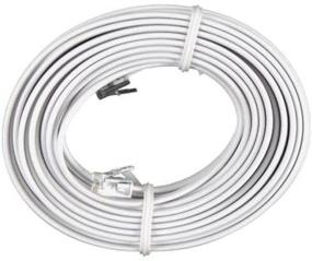 img 3 attached to Top-Quality Permo 100 Feet White Telephone Extension Cord Cable Line Wire for Optimal Connectivity