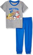 👕 paw patrol toddler 2-piece jogger boys' clothing set: tops, tees & shirts for active kids logo