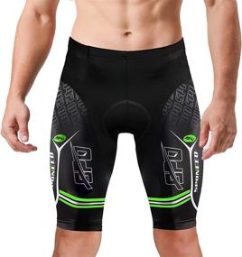 img 1 attached to 🚴 sponeed Men's Cycling Padded Shorts: Premium Bike Short Pants for Superior Comfort & Performance