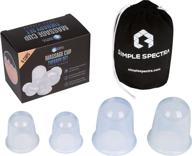 cupping therapy massage sets - silicone vacuum suction cups for joint & muscle pain relief - anti cellulite, trigger point, deep tissue myofascial release - includes travel bag logo