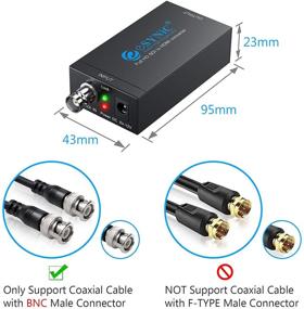 img 3 attached to 🔌 Преобразователь SDI в HDMI eSynic - Мини-адаптер SDI HDMI 3G для отображения сигнала Full HD 1080P на телевизоре с поддержкой звука - Поддерживает сигналы HD-SDI, SD-SDI и 3G-SDI на мониторе HDMI.