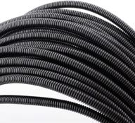 🔌 zhiyo 100 ft 1/4 inch wire loom split tubing auto wire conduit flexible cover for enhanced seo logo