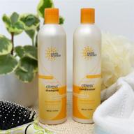 🌿 earth science citress shampoo & conditioner set - fine, normal hair (12 oz), ideal for oily hair logo