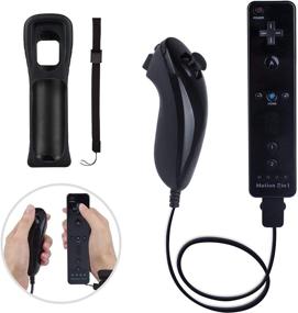 img 2 attached to 🎮 TechKen 2-Pack Remote Controller Set with Built-in Motion Plus and 2 Nunchucks