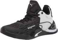 black ignite women's shoes: puma women's trainer sneakers for stylish comfort logo