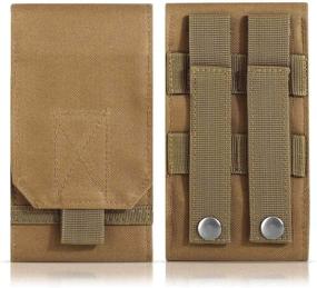 img 4 attached to 📱 DOUNTO Tactical Phone Holster: Secure Molle Carrying Case for Phones Up to 6.5 Inches