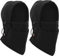winter balaclava ski mask neck mask: stay warm and windproof with fleece sports gear – unisex logo