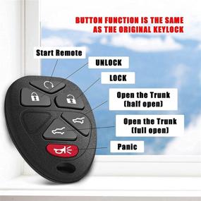 img 1 attached to VOFONO Car Key Fob Keyless Entry Remote for Chevy Tahoe/Suburban 2007-2014, Cadillac Escalade 2007-2014, GMC Yukon 2007-2014 OUC60270, OUC60221 1585784, 15913427