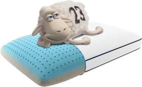 img 4 attached to 🌙 Serta Perfect Sleeper Arctic Copper Memory Foam Pillow - Упаковка из 1 шт., 1 шт.