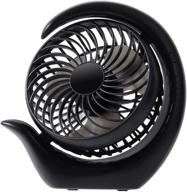 acemining rechargeable battery operated fan: powerful, silent, and long-lasting cooling solution for home, office, and travel (black) logo