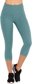 img 3 attached to 👖 IUGA Leggings for Women: High Waist Yoga Pants with Pockets | 4-Way Stretch Workout Leggings