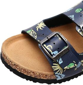 img 1 attached to 👟 AOBETU Unisex Child Slide Sandals: Ultimate Comfort and Style for Boys' Feet