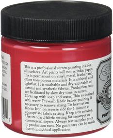img 1 attached to Jacquard Professional Water-Soluable Screen Print Ink, 4oz Jar, Opaque Red (126) - Improved SEO