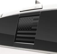 🏴 premium matte black american flag vinyl decal for tacoma 2016-2021 | bogar tech designs logo